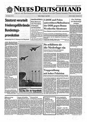 Neues Deutschland Online-Archiv vom 09.04.1965