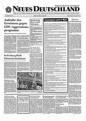 Neues Deutschland Online-Archiv vom 14.04.1965