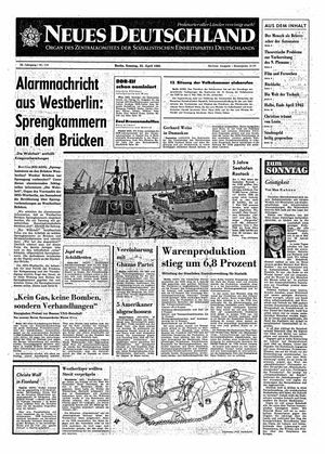 Neues Deutschland Online-Archiv vom 25.04.1965
