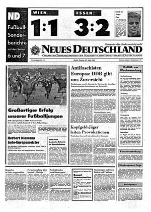 Neues Deutschland Online-Archiv vom 26.04.1965