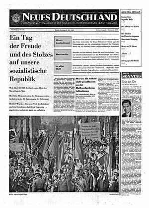 Neues Deutschland Online-Archiv vom 02.05.1965