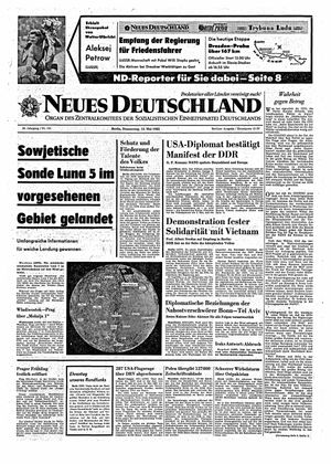 Neues Deutschland Online-Archiv vom 13.05.1965