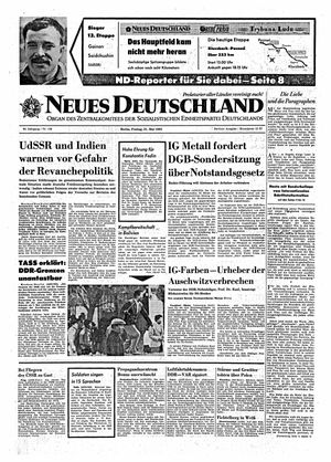 Neues Deutschland Online-Archiv vom 21.05.1965