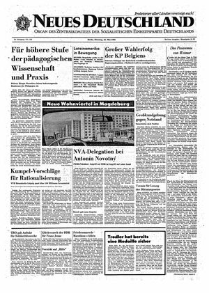 Neues Deutschland Online-Archiv vom 25.05.1965