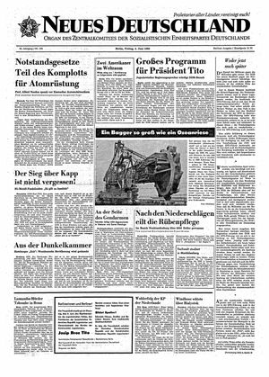 Neues Deutschland Online-Archiv vom 04.06.1965