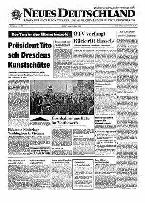 Neues Deutschland Online-Archiv vom 11.06.1965