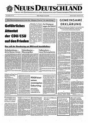 Neues Deutschland Online-Archiv vom 15.06.1965