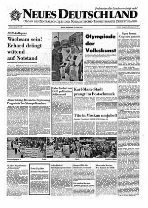 Neues Deutschland Online-Archiv vom 19.06.1965