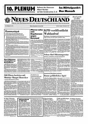 Neues Deutschland Online-Archiv vom 26.06.1965