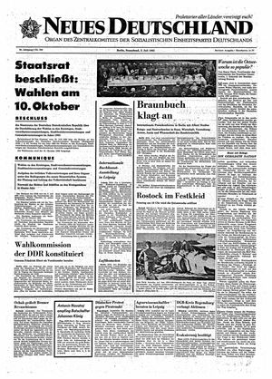 Neues Deutschland Online-Archiv vom 03.07.1965