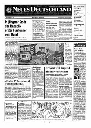 Neues Deutschland Online-Archiv vom 18.07.1965