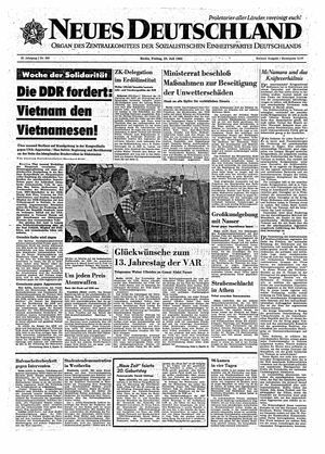 Neues Deutschland Online-Archiv vom 23.07.1965