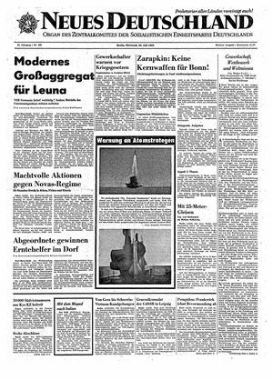 Neues Deutschland Online-Archiv vom 28.07.1965