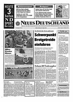 Neues Deutschland Online-Archiv vom 16.08.1965