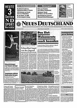 Neues Deutschland Online-Archiv vom 30.08.1965
