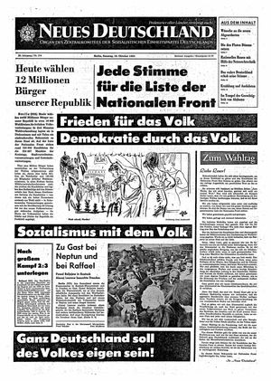 Neues Deutschland Online-Archiv vom 10.10.1965
