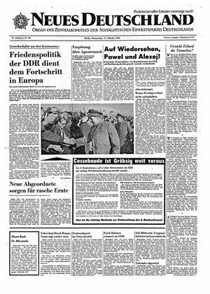 Neues Deutschland Online-Archiv vom 14.10.1965