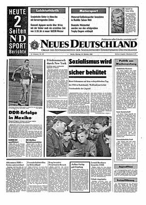Neues Deutschland Online-Archiv vom 18.10.1965