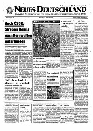 Neues Deutschland Online-Archiv vom 29.10.1965