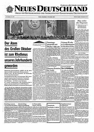 Neues Deutschland Online-Archiv vom 06.11.1965