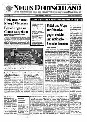 Neues Deutschland Online-Archiv vom 30.12.1965