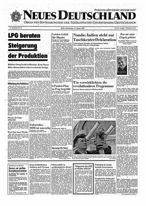 Neues Deutschland Online-Archiv vom 13.01.1966