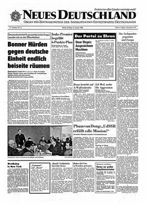 Neues Deutschland Online-Archiv vom 14.01.1966