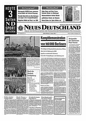Neues Deutschland Online-Archiv vom 17.01.1966
