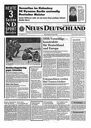 Neues Deutschland Online-Archiv vom 24.01.1966