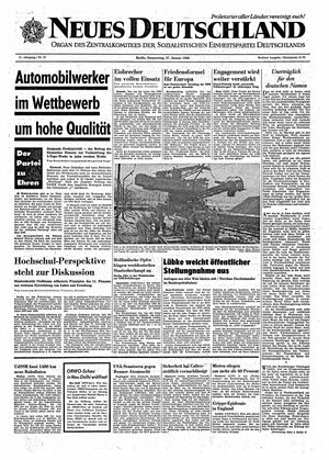 Neues Deutschland Online-Archiv on Jan 27, 1966