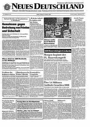 Neues Deutschland Online-Archiv vom 25.02.1966
