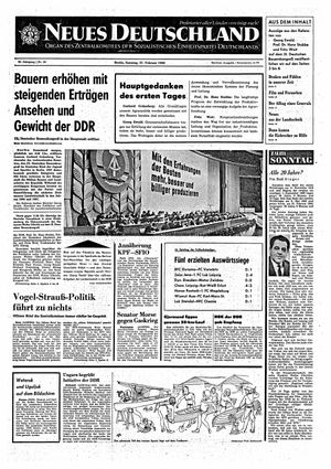 Neues Deutschland Online-Archiv vom 27.02.1966