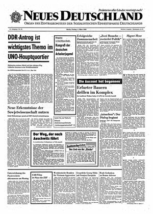 Neues Deutschland Online-Archiv vom 04.03.1966