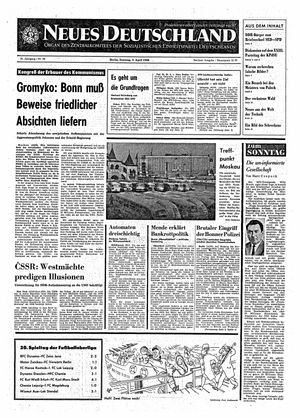 Neues Deutschland Online-Archiv on Apr 3, 1966