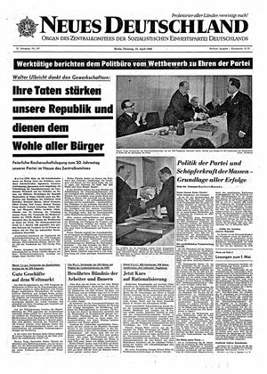 Neues Deutschland Online-Archiv vom 19.04.1966