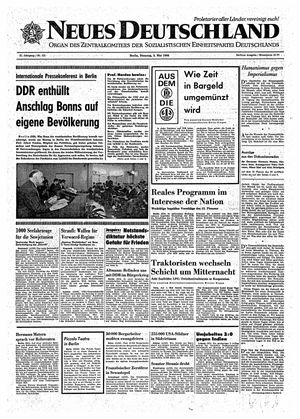 Neues Deutschland Online-Archiv vom 03.05.1966