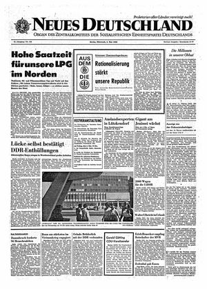 Neues Deutschland Online-Archiv vom 04.05.1966