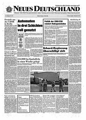 Neues Deutschland Online-Archiv on May 6, 1966