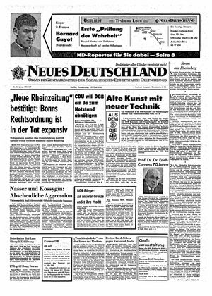 Neues Deutschland Online-Archiv vom 12.05.1966