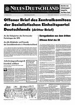 Neues Deutschland Online-Archiv on May 29, 1966
