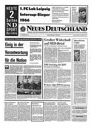Neues Deutschland Online-Archiv vom 31.05.1966
