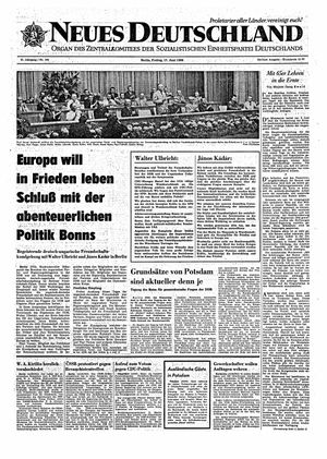 Neues Deutschland Online-Archiv on Jun 17, 1966