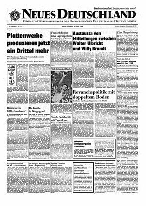 Neues Deutschland Online-Archiv vom 29.06.1966