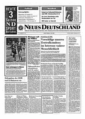 Neues Deutschland Online-Archiv vom 04.07.1966