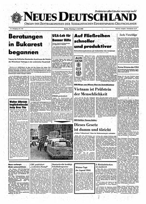 Neues Deutschland Online-Archiv vom 05.07.1966