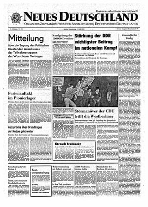 Neues Deutschland Online-Archiv vom 07.07.1966