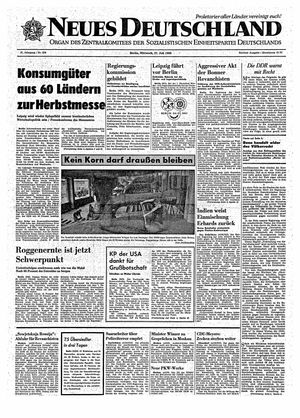Neues Deutschland Online-Archiv vom 27.07.1966