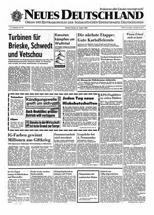 Neues Deutschland Online-Archiv vom 19.08.1966