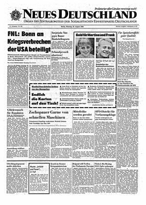 Neues Deutschland Online-Archiv vom 23.08.1966