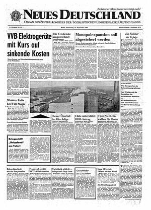 Neues Deutschland Online-Archiv on Sep 15, 1966